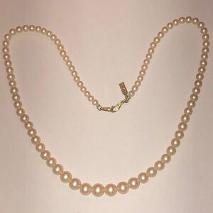Marvella Elegant Faux Pearl Beaded Vintage Necklace